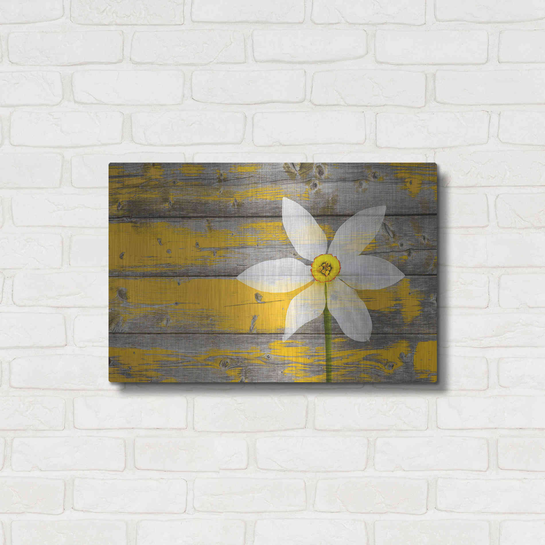 Luxe Metal Art 'Wood Series: A Rustic Paradise', Metal Wall Art,24x16