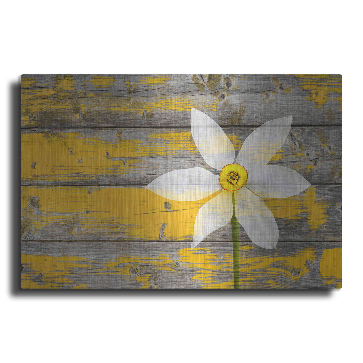 Luxe Metal Art 'Wood Series: A Rustic Paradise', Metal Wall Art