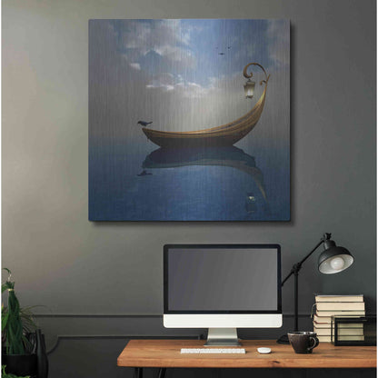Luxe Metal Art 'Narcissism' by Cynthia Decker, Metal Wall Art,36x36