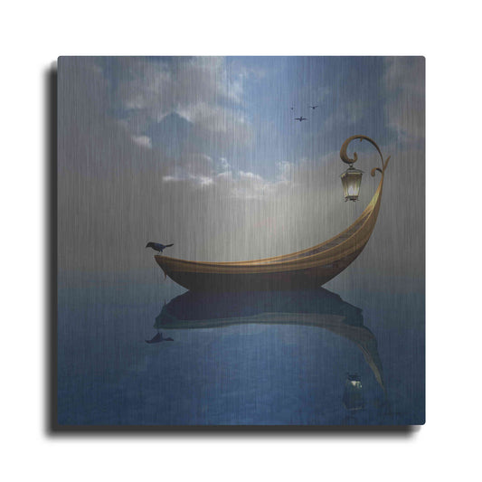 Luxe Metal Art 'Narcissism' by Cynthia Decker, Metal Wall Art