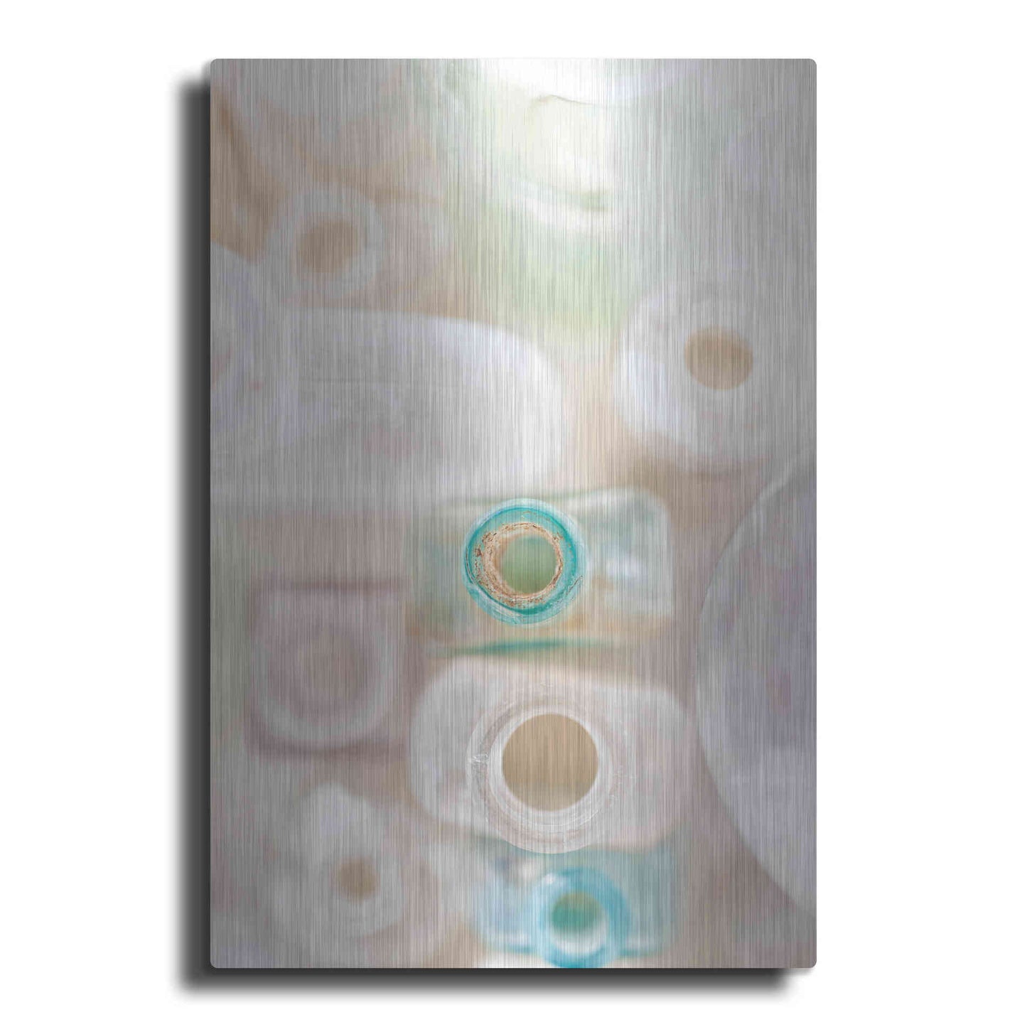 Luxe Metal Art 'Abstract Bottles' by Elena Ray, Metal Wall Art