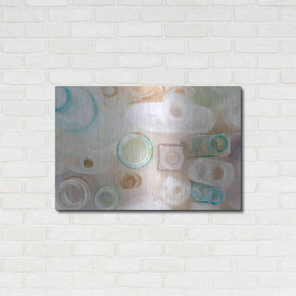 Luxe Metal Art 'Vintage Bottles' by Elena Ray, Metal Wall Art,36x24