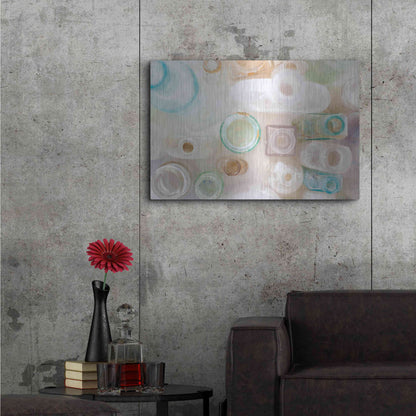 Luxe Metal Art 'Vintage Bottles' by Elena Ray, Metal Wall Art,36x24