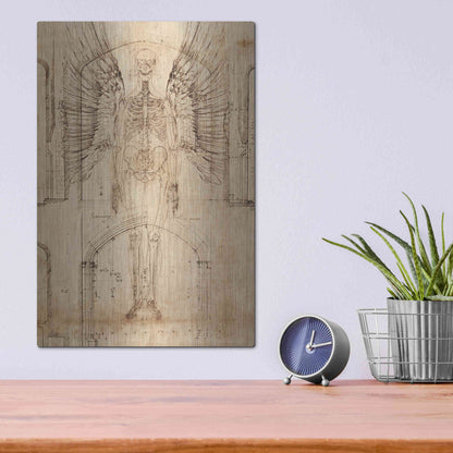 Luxe Metal Art 'Renaissance Angel' by Elena Ray, Metal Wall Art,12x16