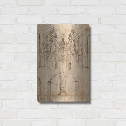 Luxe Metal Art 'Renaissance Angel' by Elena Ray, Metal Wall Art,16x24