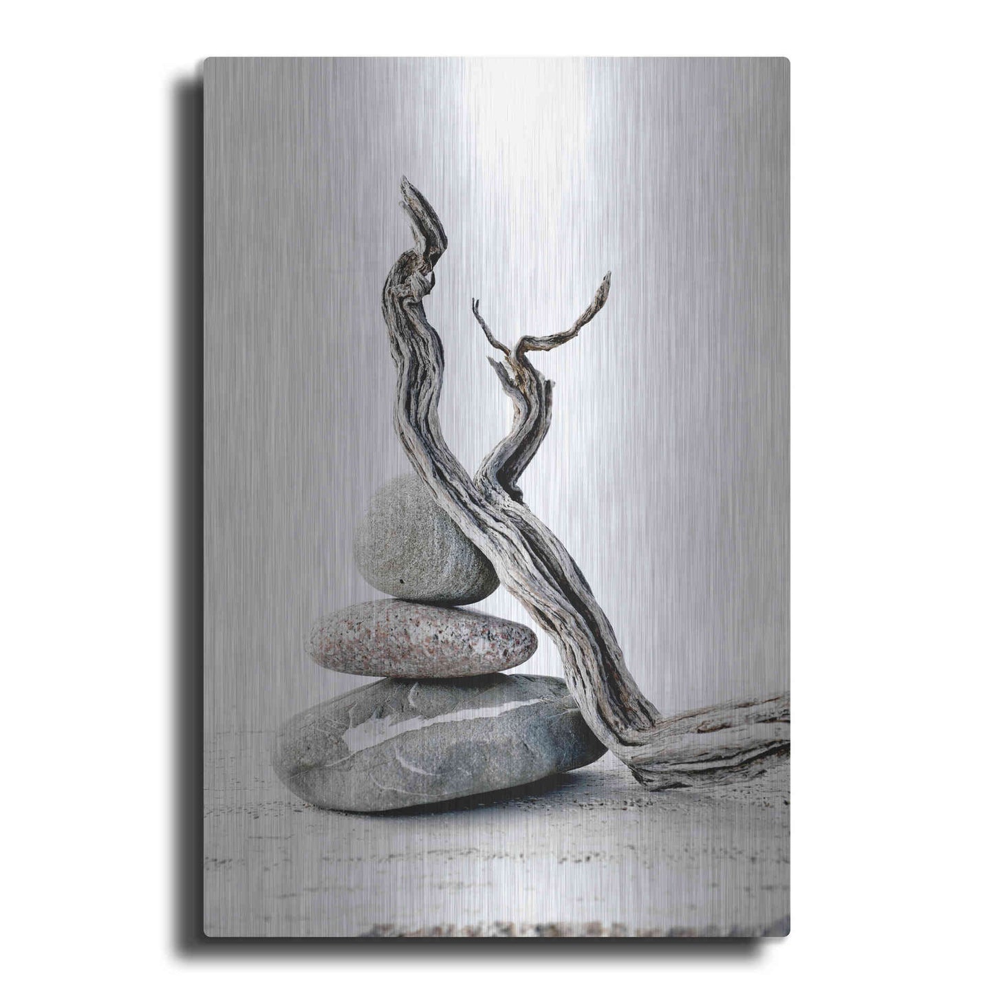 Luxe Metal Art 'Elemental Zen' by Elena Ray, Metal Wall Art