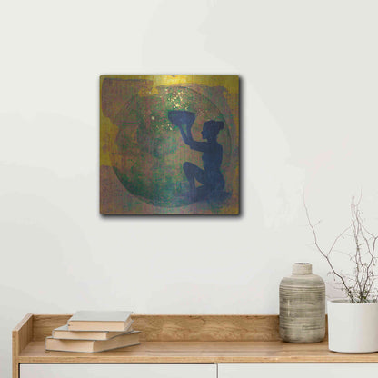 Luxe Metal Art 'Vessel of Cosmic Creativity' by Elena Ray, Metal Wall Art,12x12