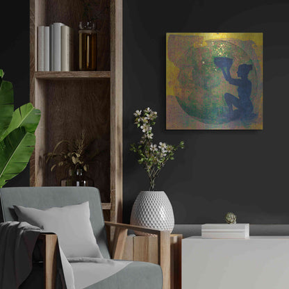 Luxe Metal Art 'Vessel of Cosmic Creativity' by Elena Ray, Metal Wall Art,24x24