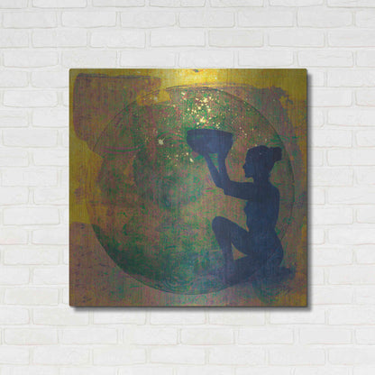 Luxe Metal Art 'Vessel of Cosmic Creativity' by Elena Ray, Metal Wall Art,36x36