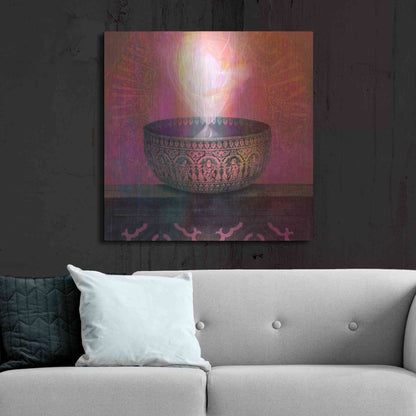 Luxe Metal Art 'Vessel of Light' by Elena Ray, Metal Wall Art,36x36