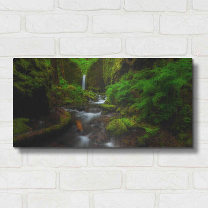 Luxe Metal Art 'Early Morning At The Grotto' by Darren White, Metal Wall Art,24x12