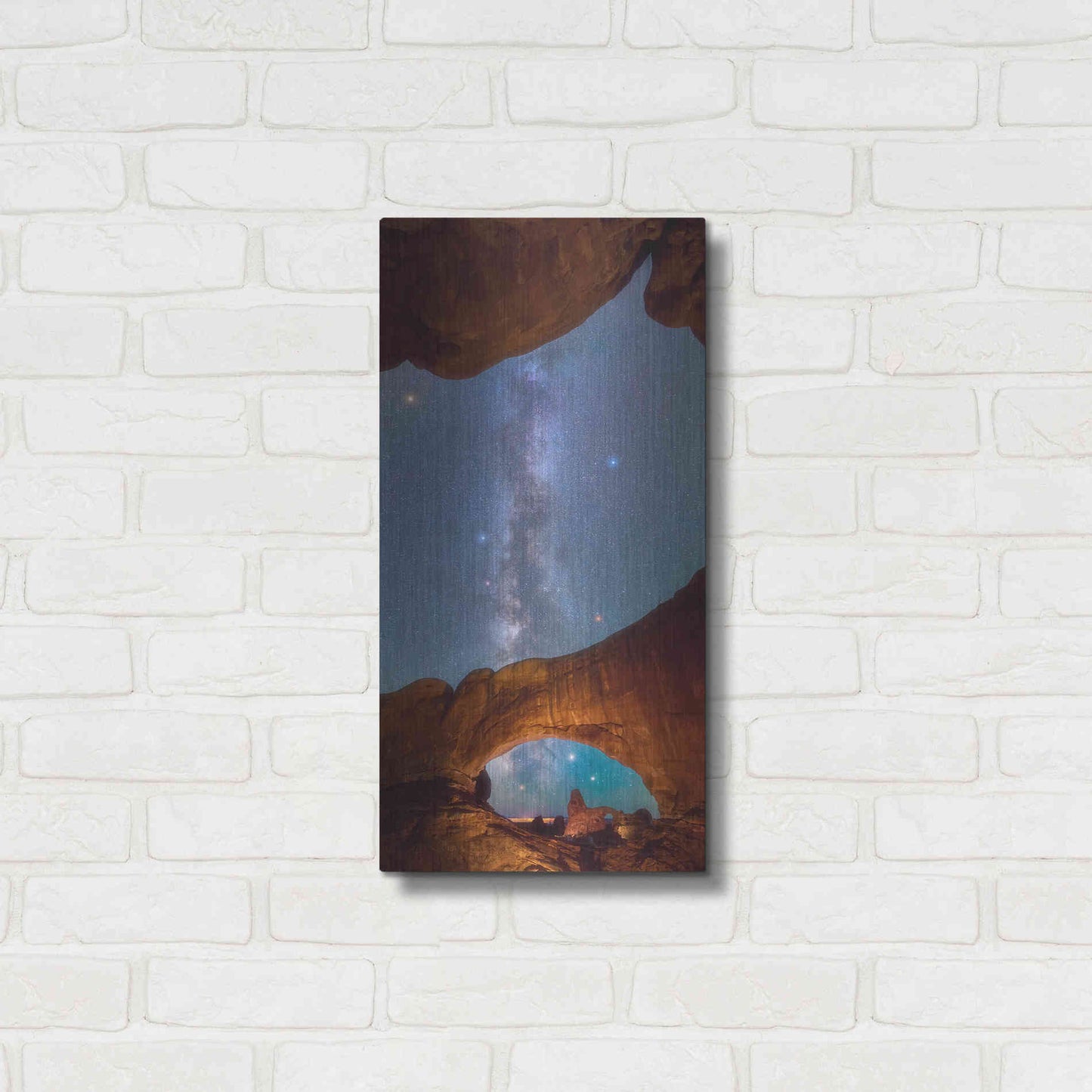 Luxe Metal Art 'Heavens Above Turret' by Darren White, Metal Wall Art,12x24