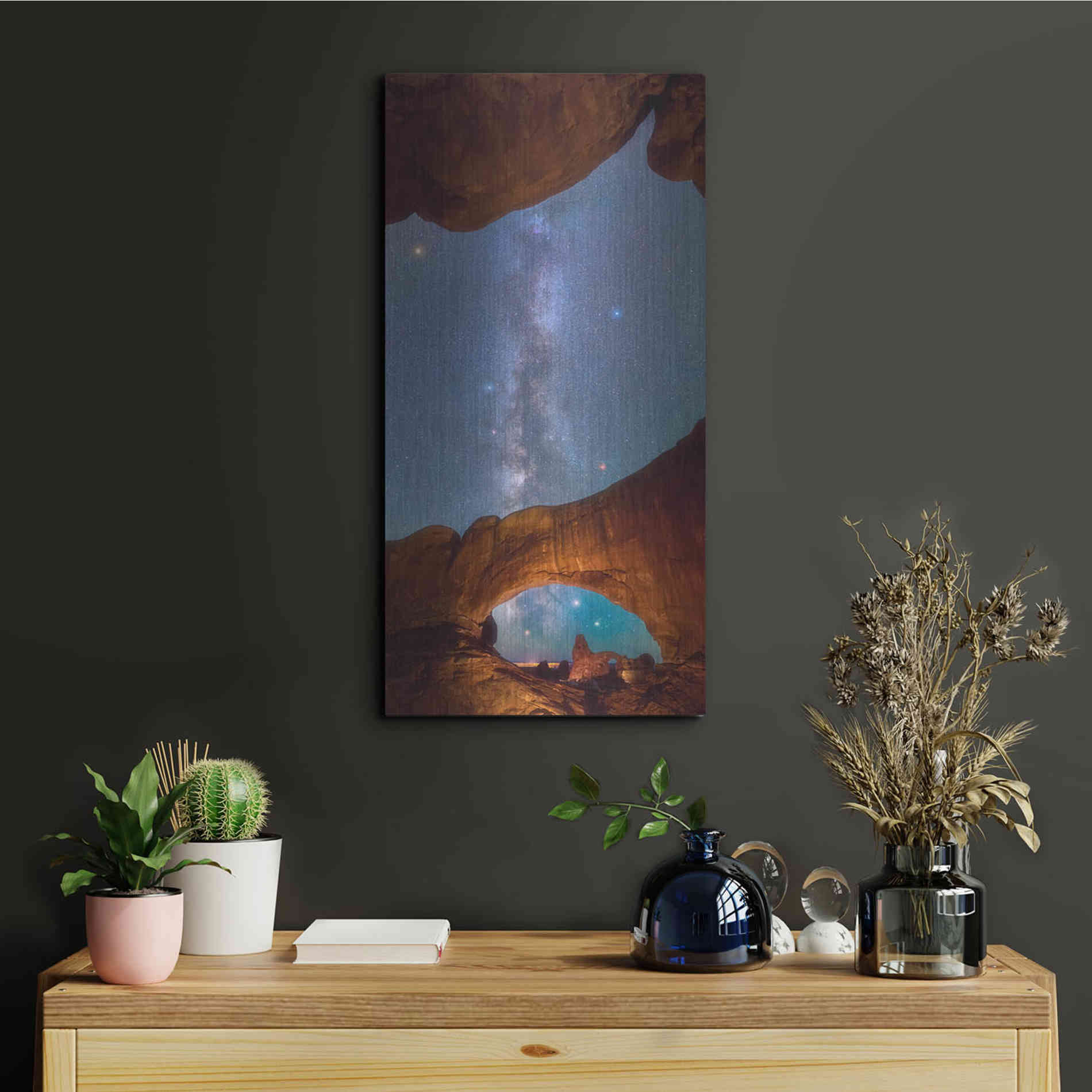 Luxe Metal Art 'Heavens Above Turret' by Darren White, Metal Wall Art,12x24