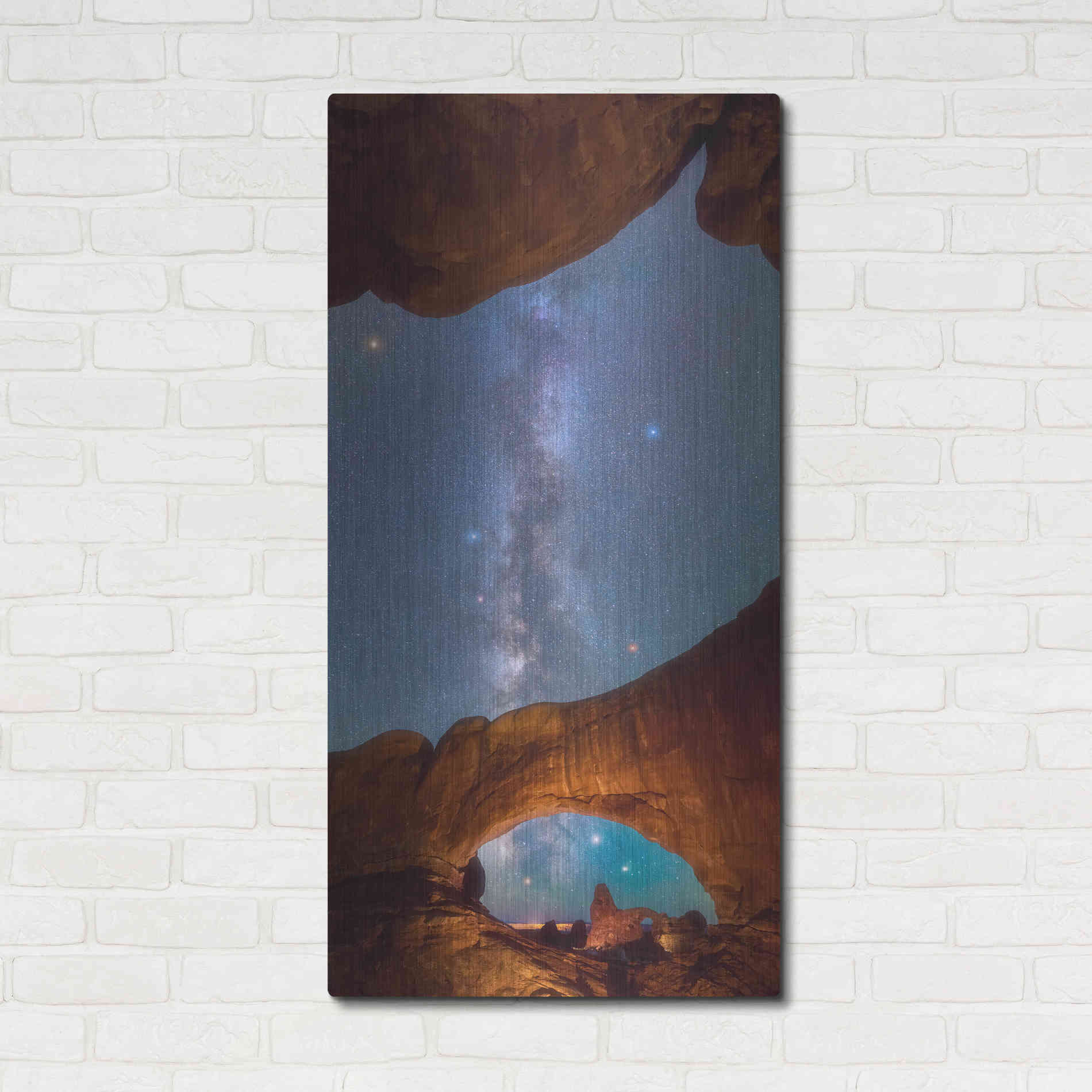 Luxe Metal Art 'Heavens Above Turret' by Darren White, Metal Wall Art,24x48