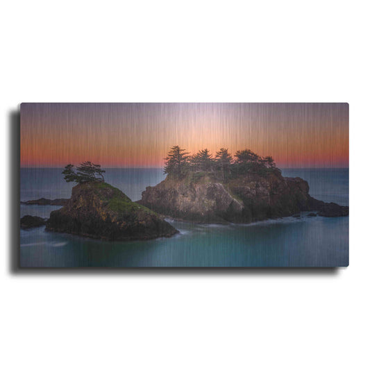 Luxe Metal Art 'Islands In The Sea' by Darren White, Metal Wall Art,2:1 L