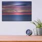 Luxe Metal Art 'One Minute Sunrise' by Darren White, Metal Wall Art,16x12