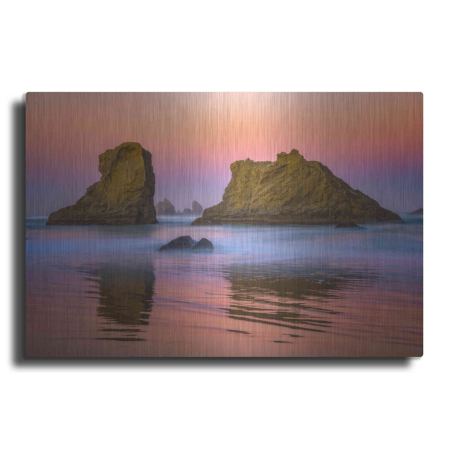 Luxe Metal Art 'Oregon's New Day' by Darren White, Metal Wall Art