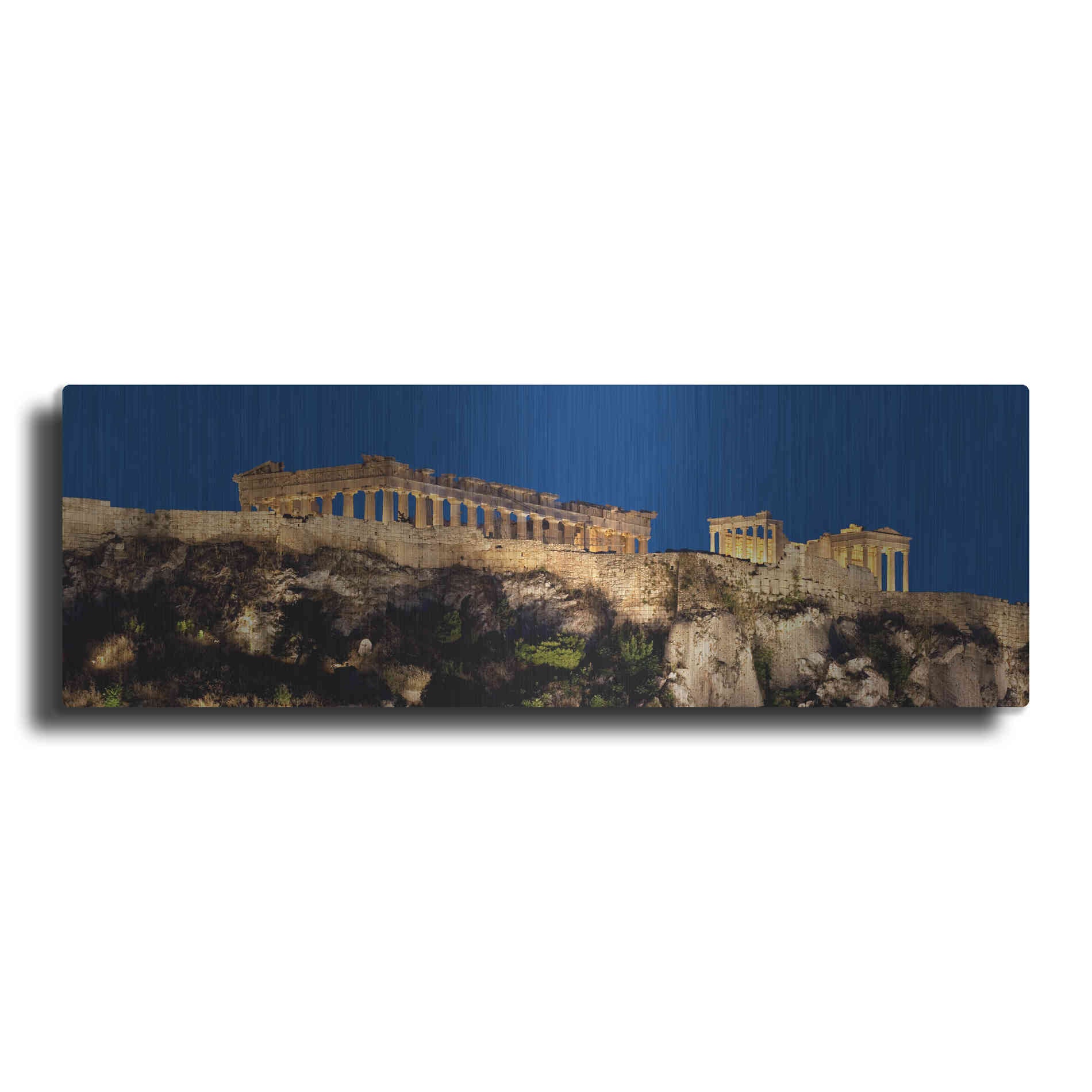 Luxe Metal Art 'Hellenic Spotlight,', Metal Wall Art,3:1 L