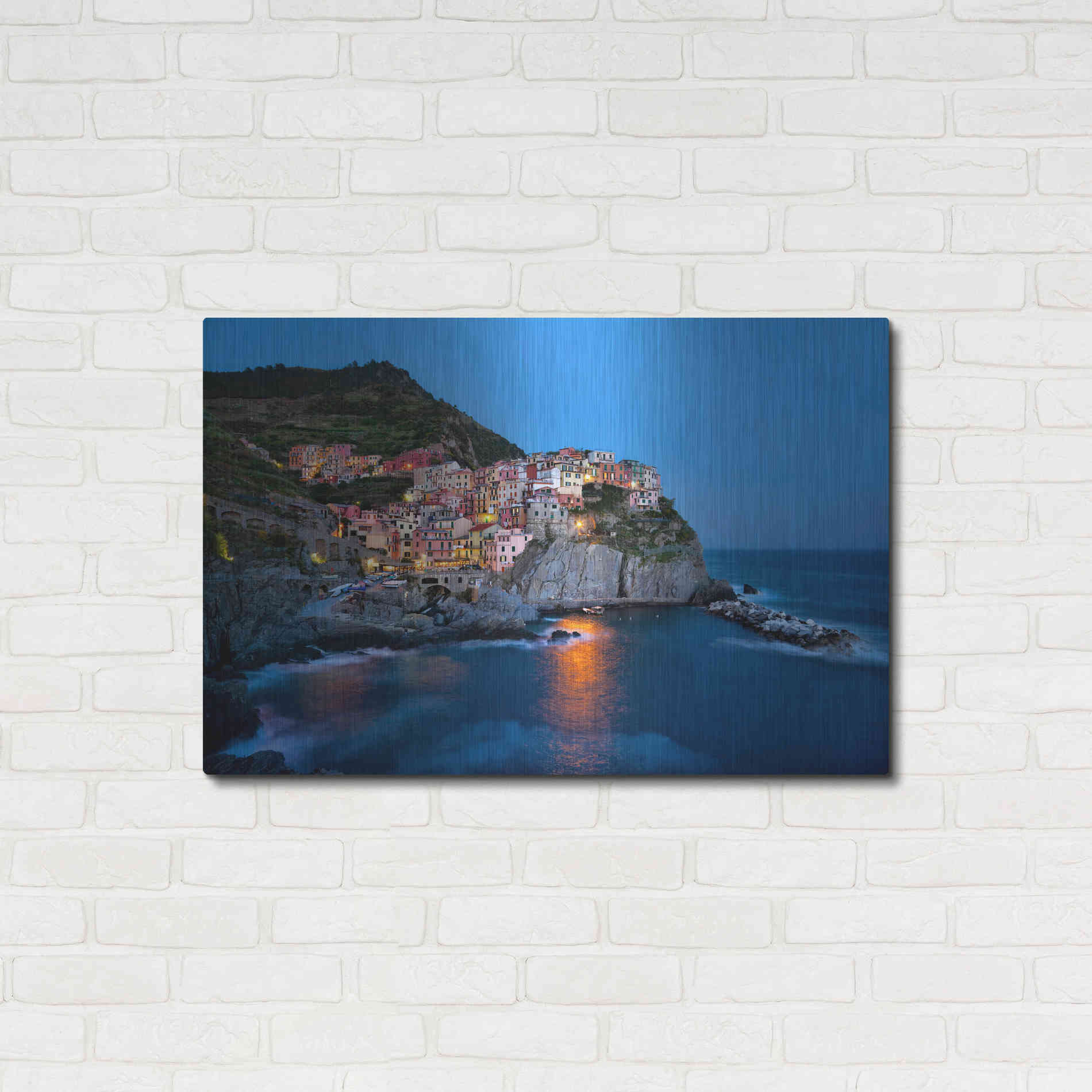 Luxe Metal Art 'Riviera,', Metal Wall Art,36x24