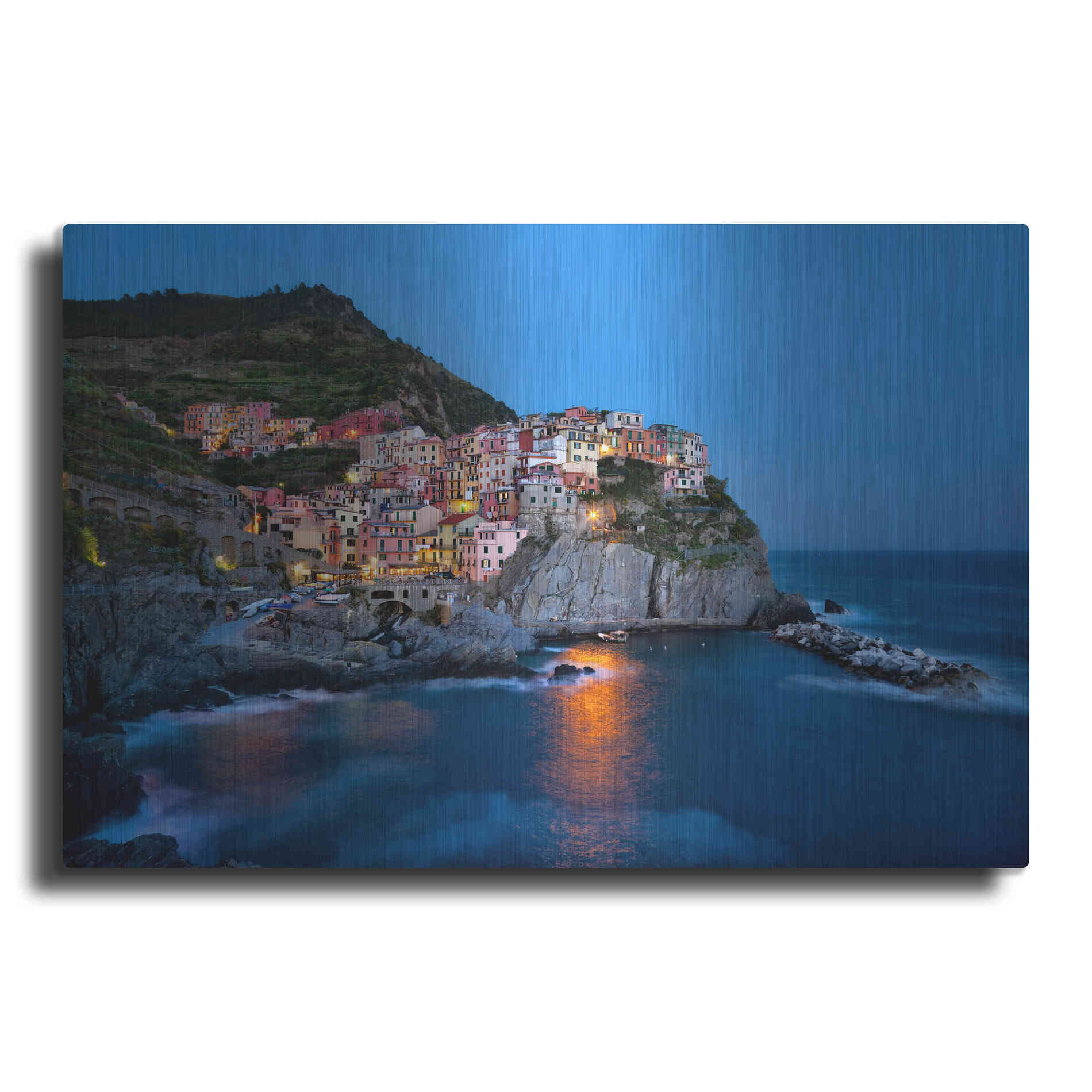 Luxe Metal Art 'Riviera,', Metal Wall Art