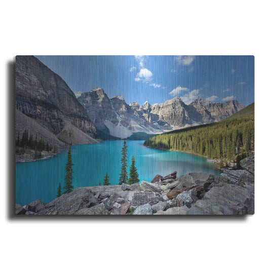 Luxe Metal Art 'Valley of the Ten Peaks,', Metal Wall Art