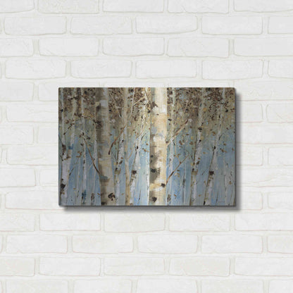 Luxe Metal Art 'White Forest' by Lisa Audit, Metal Wall Art,,24x16