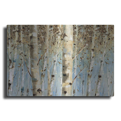 Luxe Metal Art 'White Forest' by Lisa Audit, Metal Wall Art,