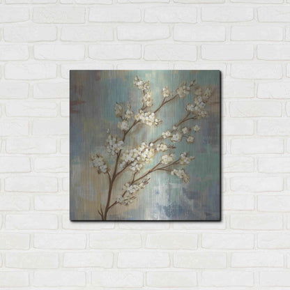 Luxe Metal Art 'Kyoto Blossoms I' by Silvia Vassileva, Metal Wall Art,24x24