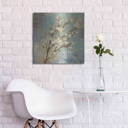 Luxe Metal Art 'Kyoto Blossoms I' by Silvia Vassileva, Metal Wall Art,24x24