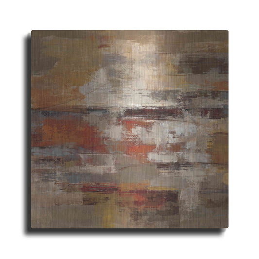 Luxe Metal Art 'Painted Desert' by Silvia Vassileva, Metal Wall Art