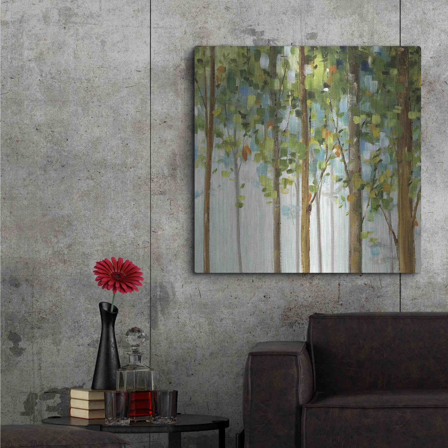 Luxe Metal Art 'Forest Study III' by Lisa Audit, Metal Wall Art,,36x36