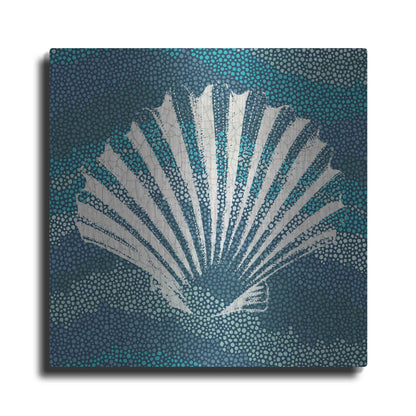 Luxe Metal Art 'Sea Glass I' by Wild Apple Portfolio, Metal Wall Art