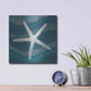 Luxe Metal Art 'Sea Glass IV' by Wild Apple Portfolio, Metal Wall Art,12x12