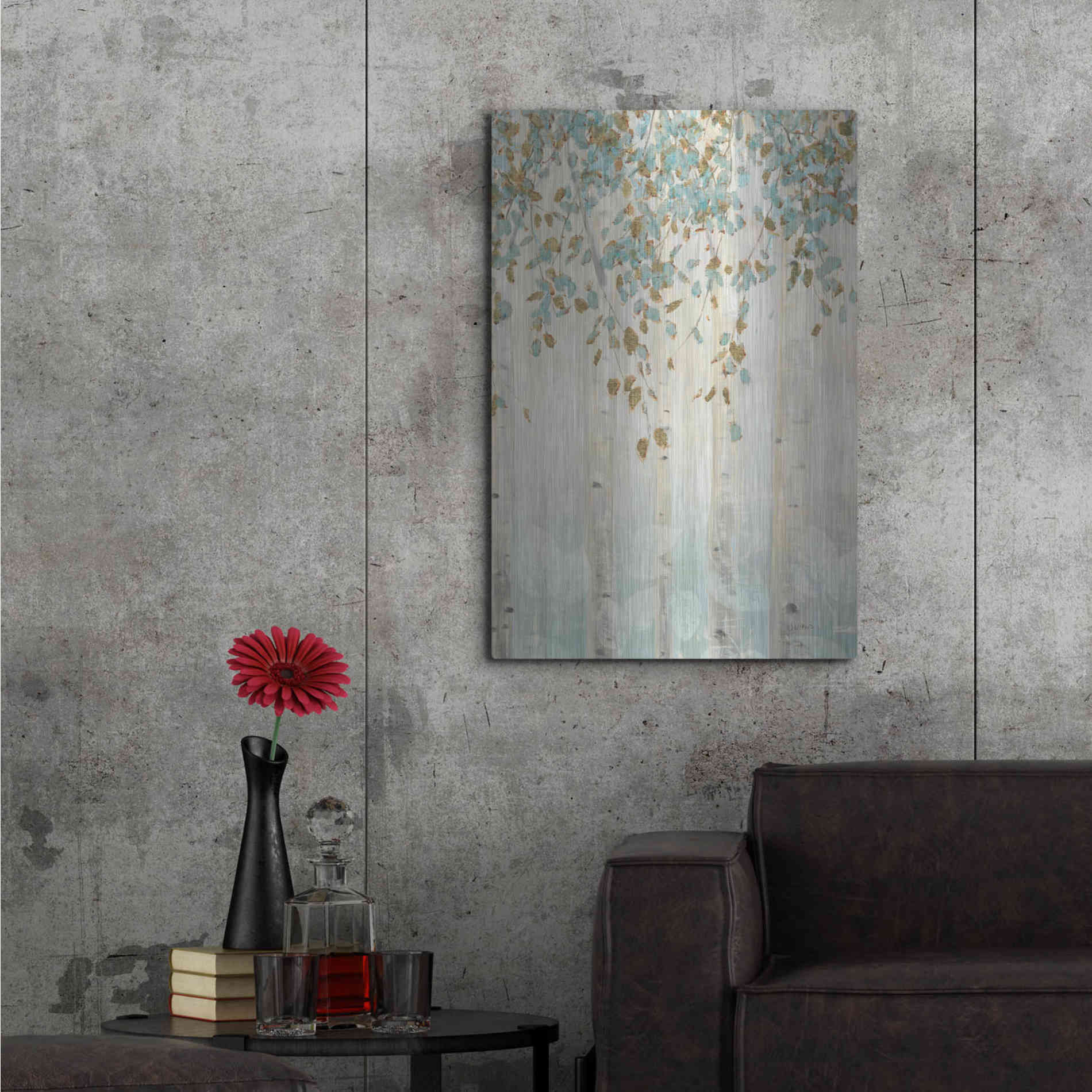 Luxe Metal Art 'Dream Forest II' by James Wiens, Metal Wall Art,24x36