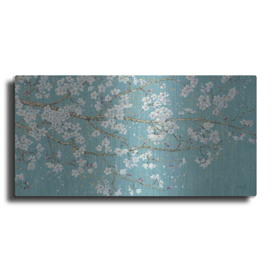 Luxe Metal Art 'April Breeze I TEAL' by James Wiens, Metal Wall Art,2:1 L