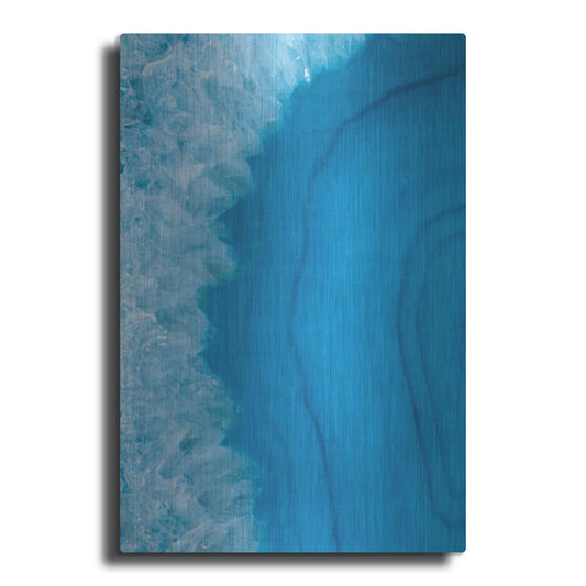 Luxe Metal Art 'Agate Geode' by Wild Apple Portfolio, Metal Wall Art