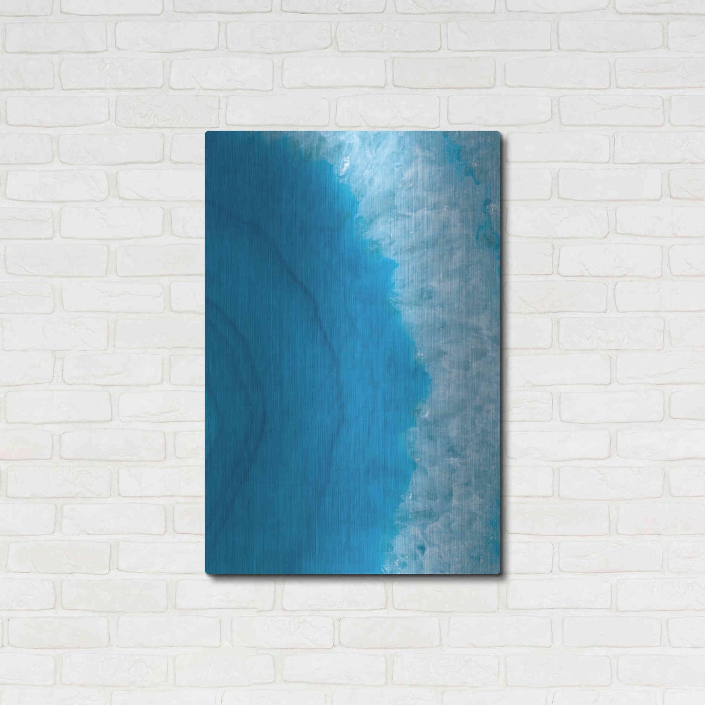 Luxe Metal Art 'Agate Geode II' by Wild Apple Portfolio, Metal Wall Art,24x36