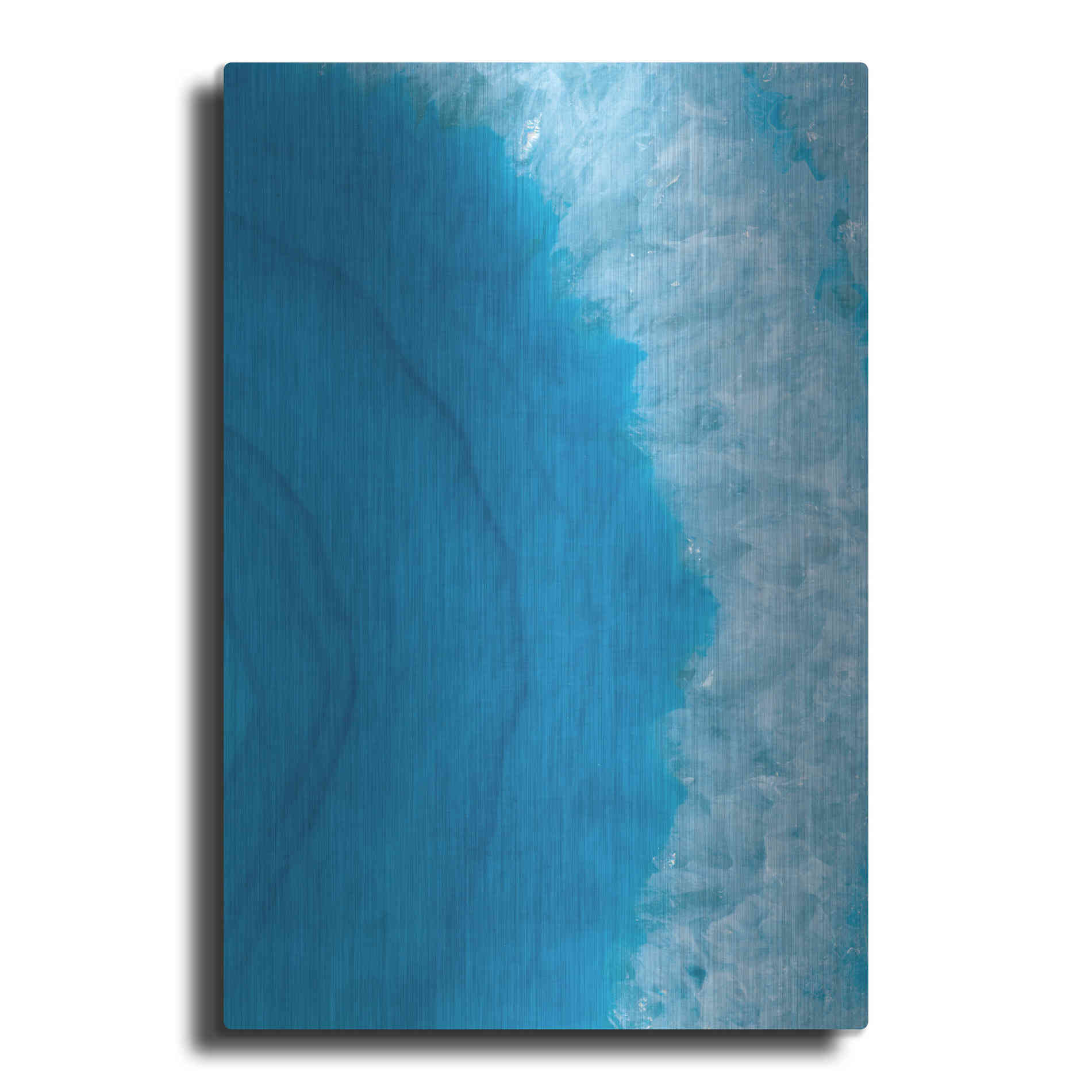 Luxe Metal Art 'Agate Geode II' by Wild Apple Portfolio, Metal Wall Art