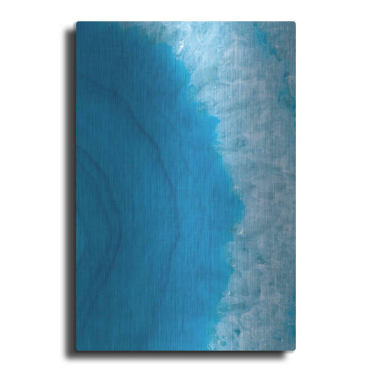 Luxe Metal Art 'Agate Geode II' by Wild Apple Portfolio, Metal Wall Art