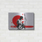 Luxe Metal Art 'Trash Polka - Female Samurai' by Nicklas Gustafsson, Metal Wall Art,24x16