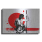Luxe Metal Art 'Trash Polka - Female Samurai' by Nicklas Gustafsson, Metal Wall Art