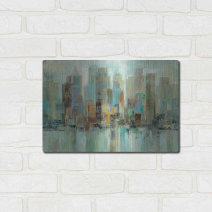 Luxe Metal Art 'Morning Reflections' by Silvia Vassileva, Metal Wall Art,16x12