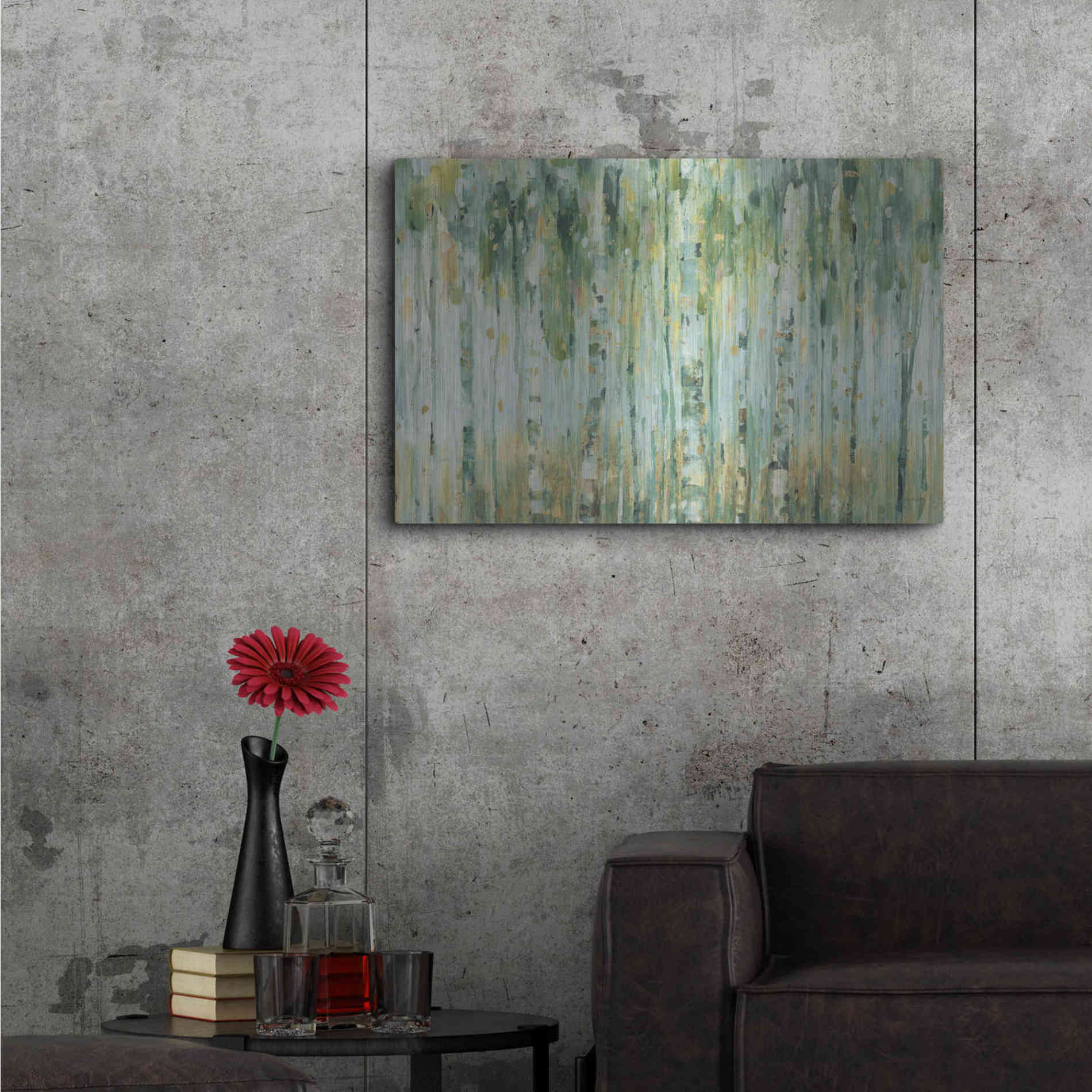 Luxe Metal Art 'The Forest I' by Lisa Audit, Metal Wall Art,,36x24