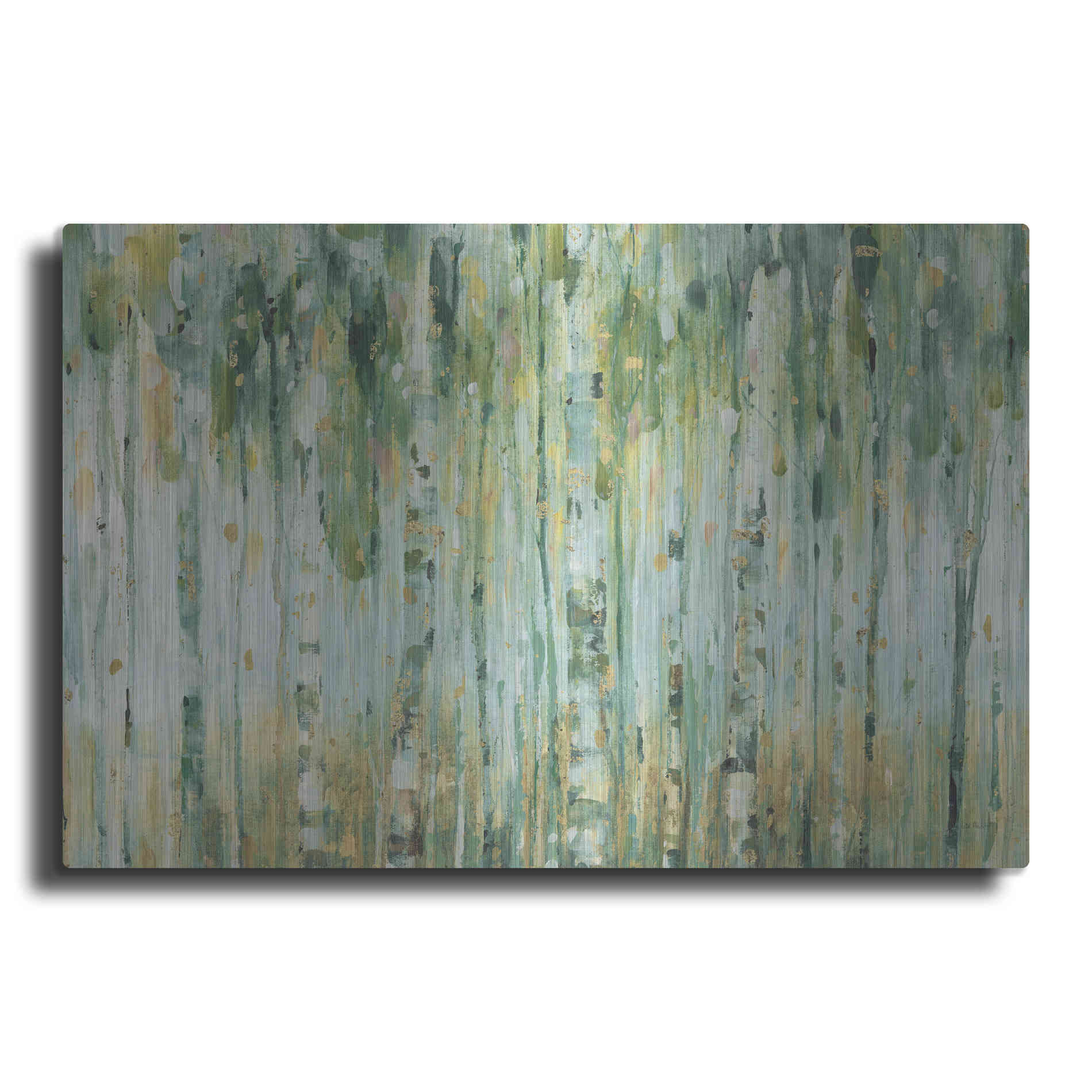 Luxe Metal Art 'The Forest I' by Lisa Audit, Metal Wall Art,