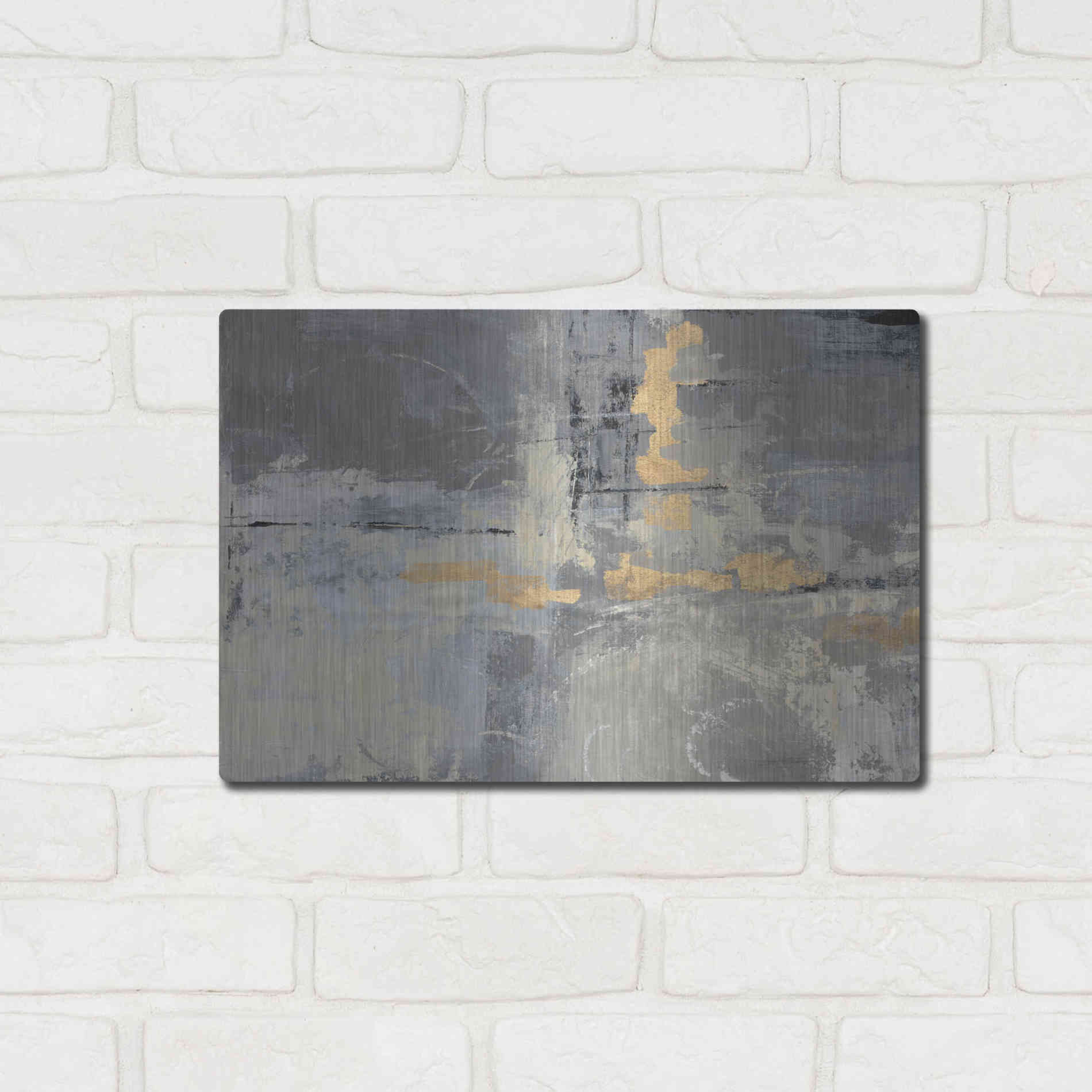 Luxe Metal Art 'Missing You' by Silvia Vassileva, Metal Wall Art,16x12