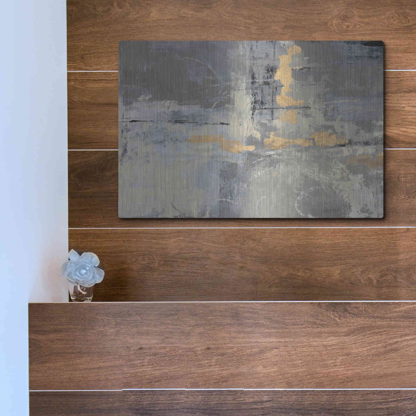 Luxe Metal Art 'Missing You' by Silvia Vassileva, Metal Wall Art,16x12