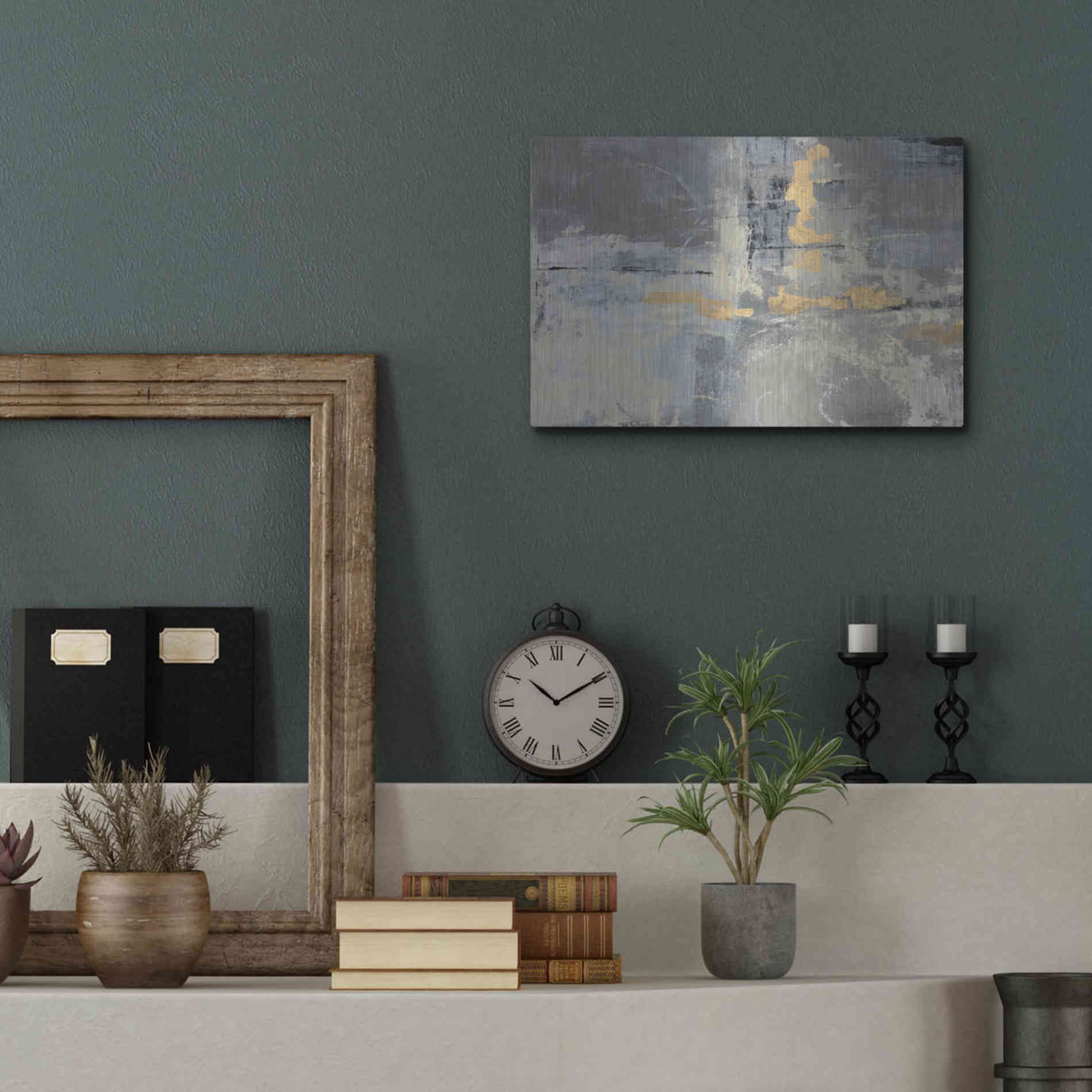 Luxe Metal Art 'Missing You' by Silvia Vassileva, Metal Wall Art,16x12