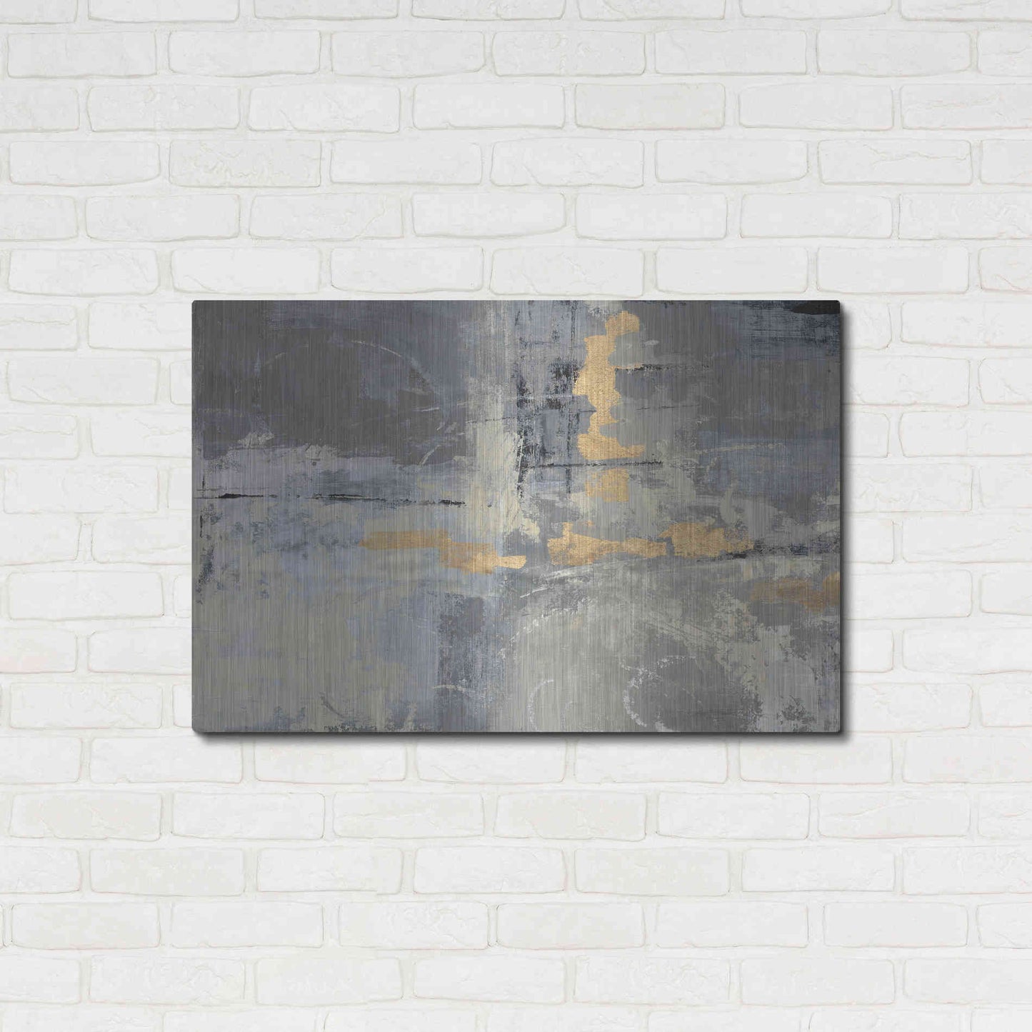 Luxe Metal Art 'Missing You' by Silvia Vassileva, Metal Wall Art,36x24