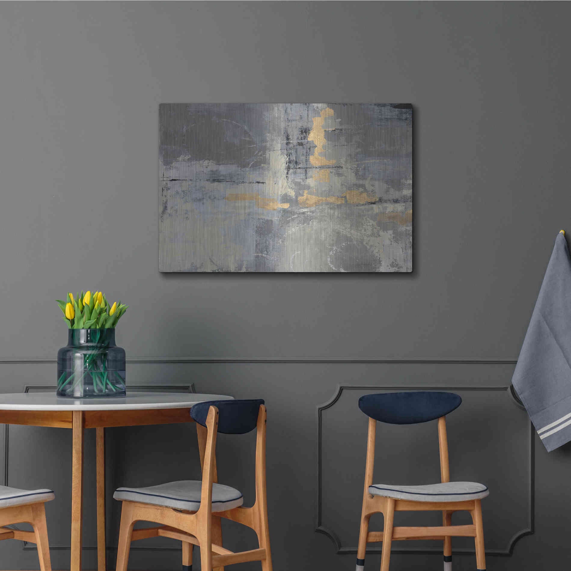 Luxe Metal Art 'Missing You' by Silvia Vassileva, Metal Wall Art,36x24