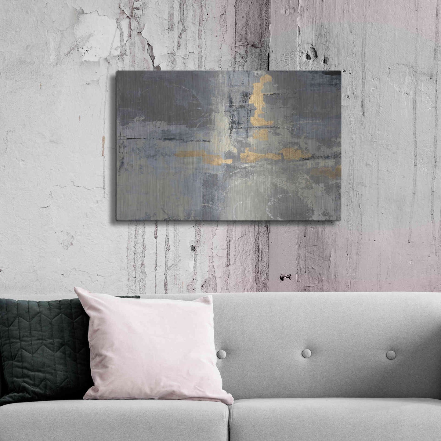 Luxe Metal Art 'Missing You' by Silvia Vassileva, Metal Wall Art,36x24